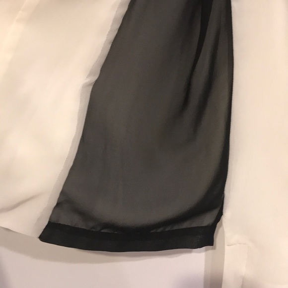 Mossimo White/Black Tuxedo Vest w/ Sheer - Picture 4 of 6